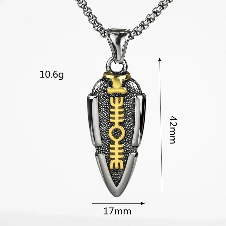 Valknut Arrowhead Pendant: Odin’s Knot Stainless Steel Necklace