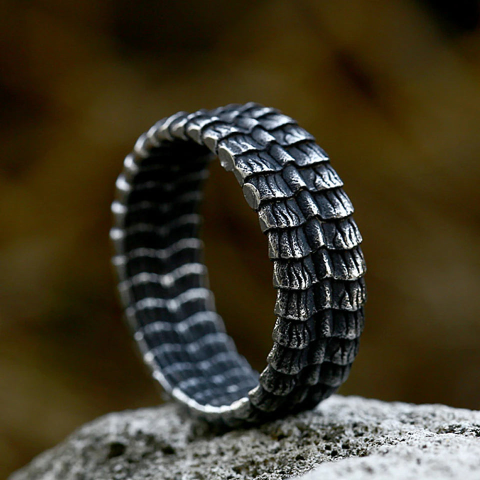 Jormungandr Dragon Scale Ring