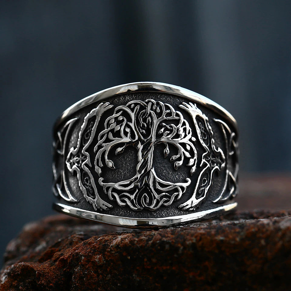 Viking Ring - Tree of Life Knotwork