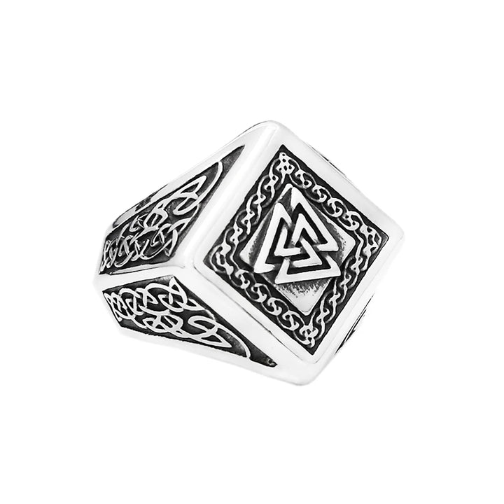 Valknut Forge Viking Steel Ring