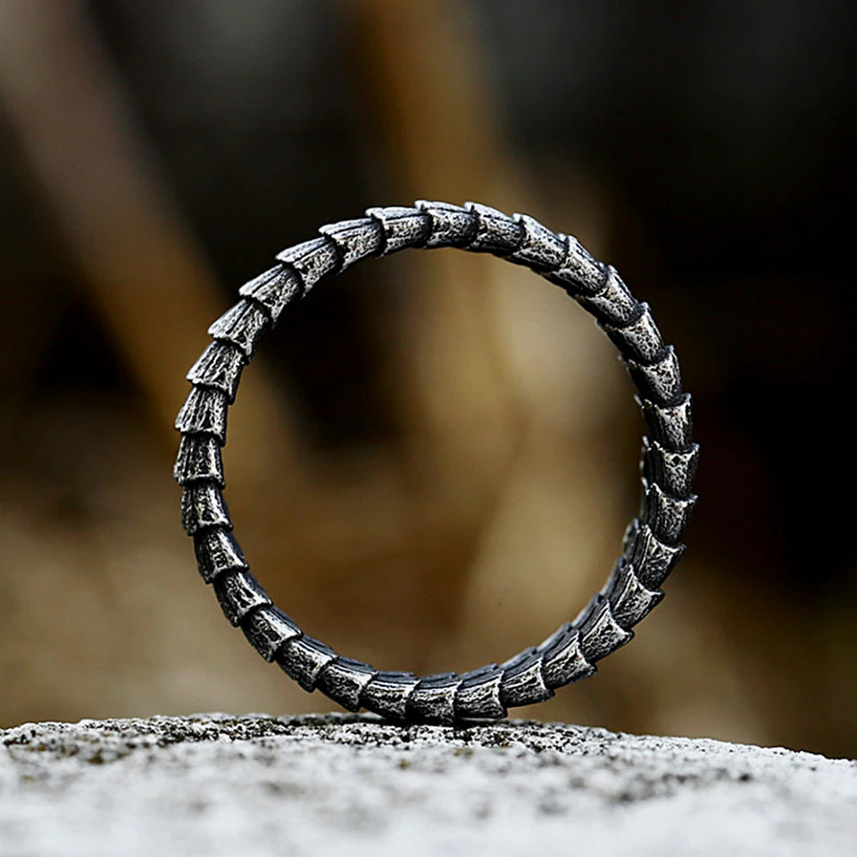 Jormungandr Dragon Scale Ring