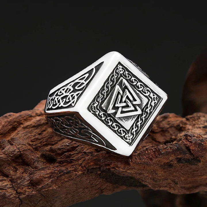 Valknut Forge Viking Steel Ring