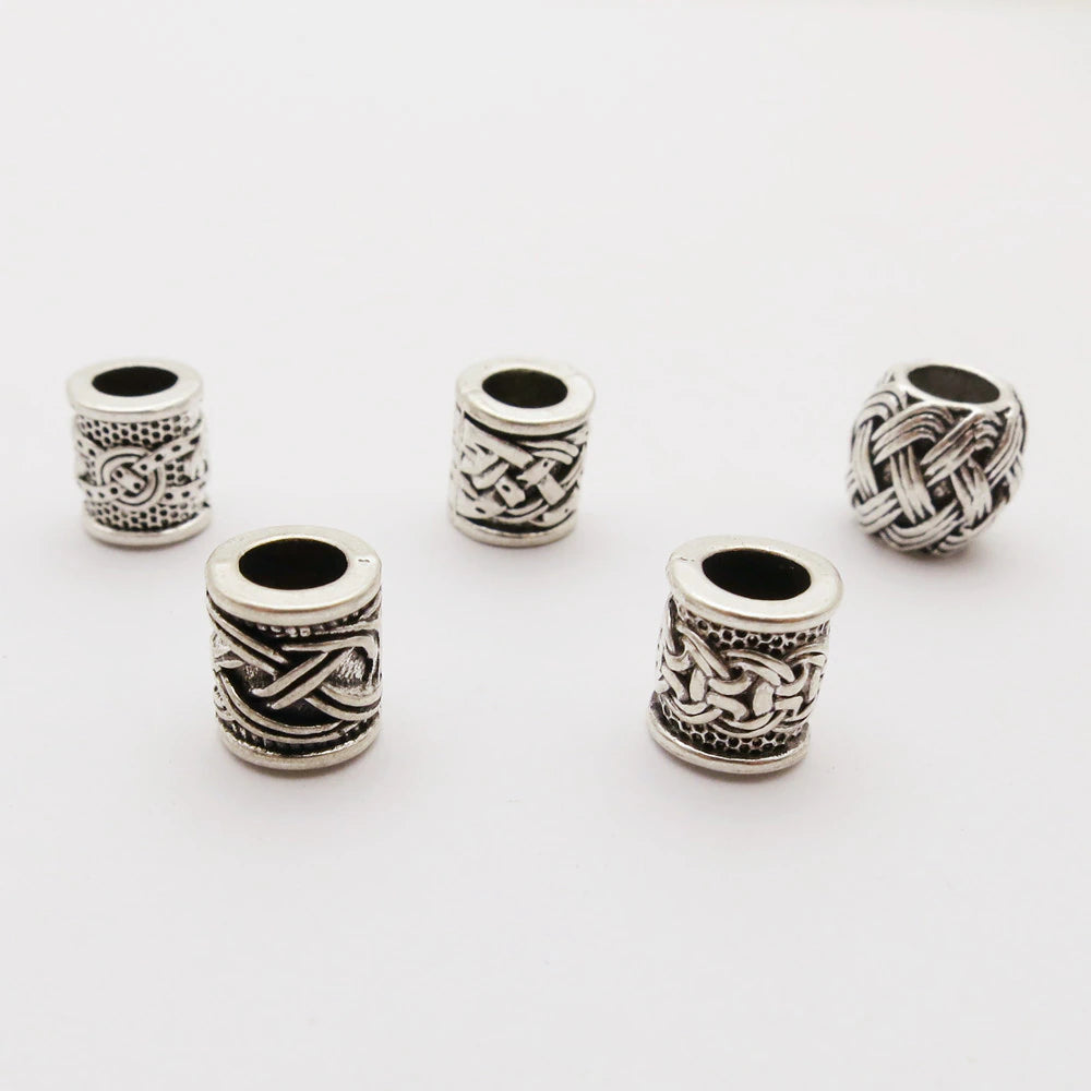 Viking Beard Beads - 5pcs Mixed Beads