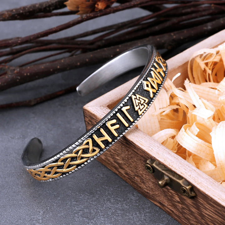 Viking Arm Ring - Valknut Runes