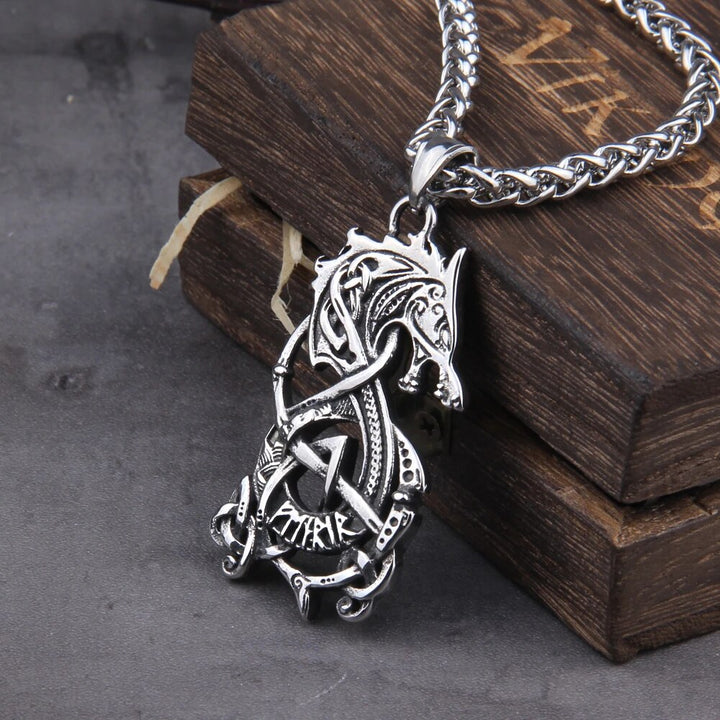 Viking Necklace - Fenrir Pendant