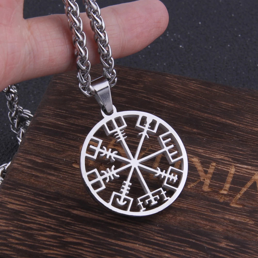 Viking Necklace - Vegvisir Compass