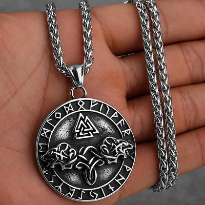 Buy Iron Thor's Hammer Mjolnir Necklace Viking Scandinavian Norse Viking  Necklace Men Stainless Steel Gift Online in India - Etsy