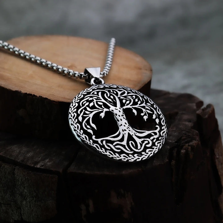 Yggdrasil Necklace - Knotted Tree of Life