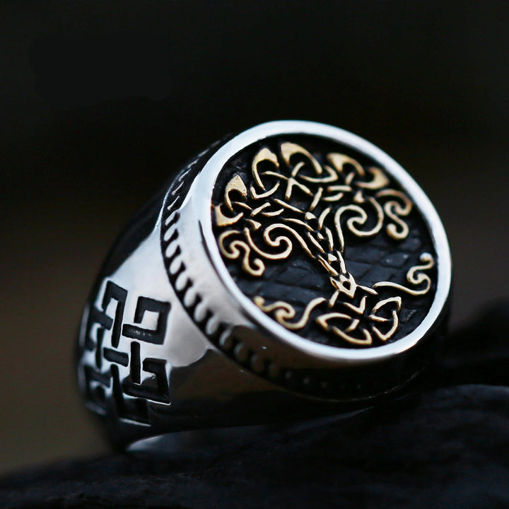 Viking Ring - Yggdrasil Tree