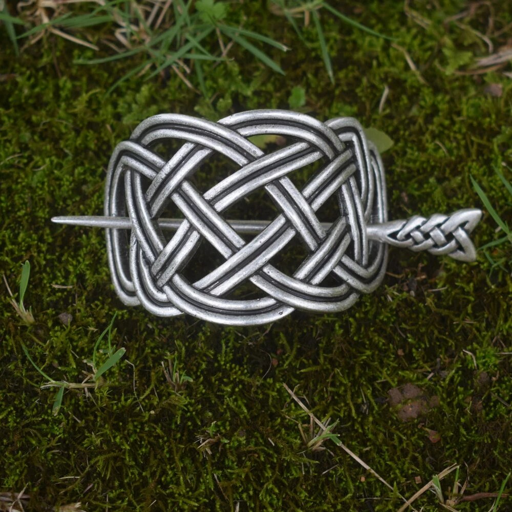 Viking Hair Clip - Celtic Knot Viking Hairpin