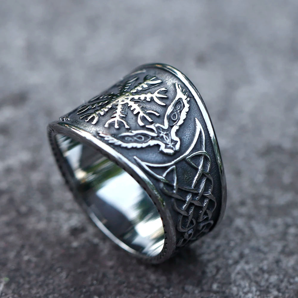 Viking Ring - Aegishjalmur Ravens