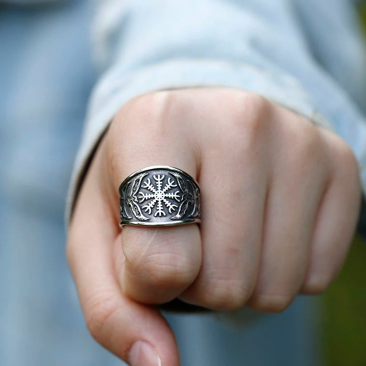 Viking Ring - Aegishjalmur Ravens