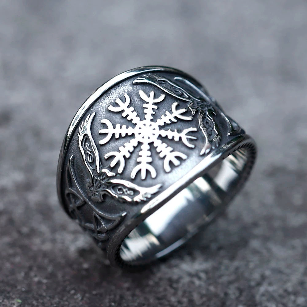 Viking Ring - Aegishjalmur Ravens