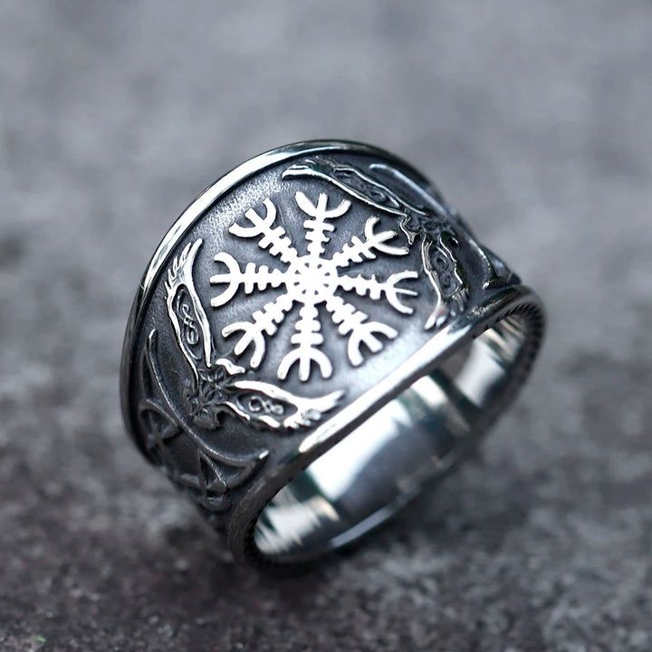 Viking Ring - Aegishjalmur Ravens