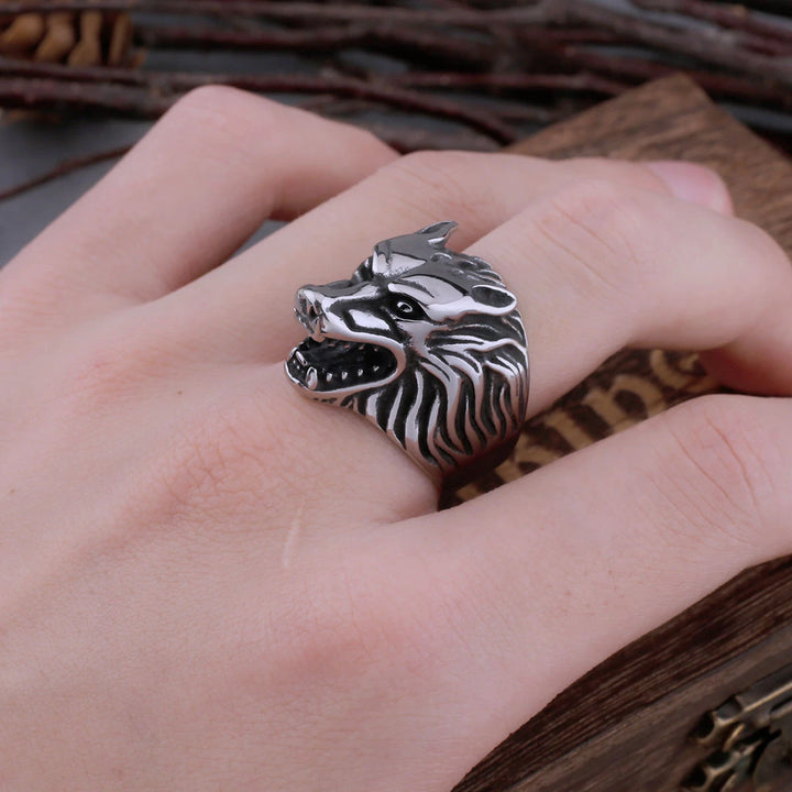 Viking Ring - Fenrir Wolf