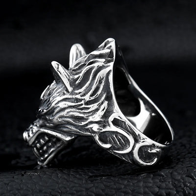 Viking Ring - Norse Wolf