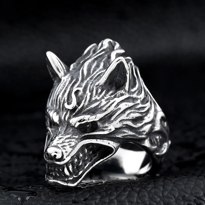 Viking Ring - Norse Wolf