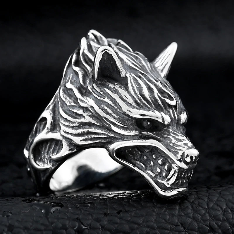 Viking Ring - Norse Wolf