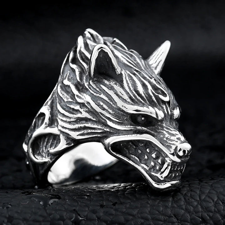 Viking Ring - Norse Wolf
