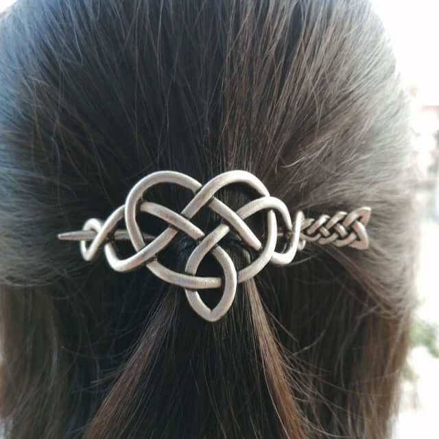 Viking Hair Clip - Celtic Knot Viking Hairpin