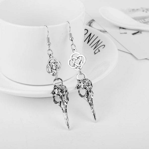 Viking Earrings - Odin's Ravens