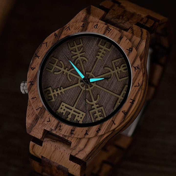 Viking Watch - Vegvisir Symbol