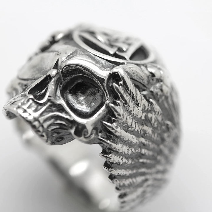 Valknut Symbol Viking Skull Ring