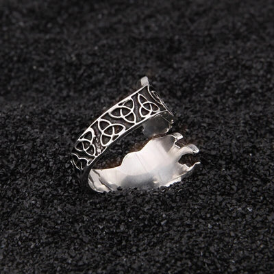 Viking Ring - Silver Wolf Claws