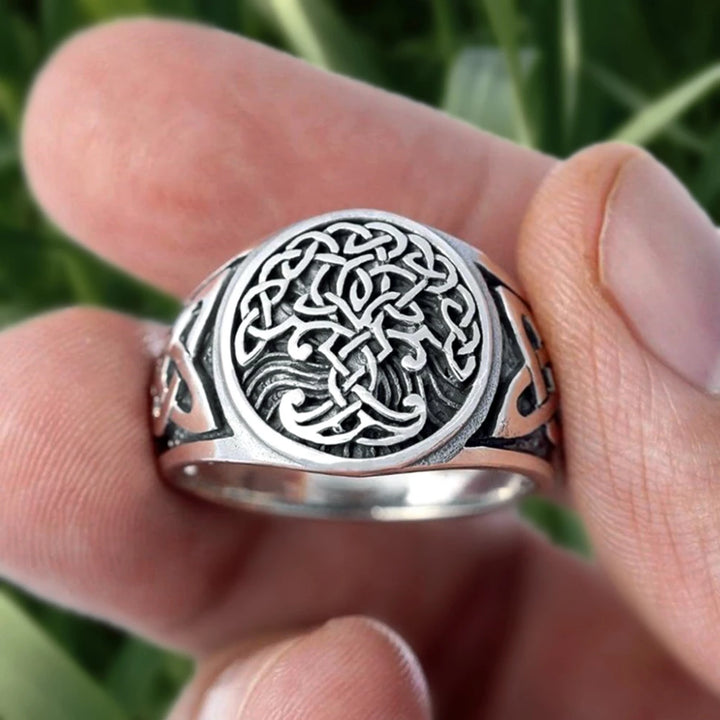 Viking Ring - Yggdrasil World Tree Of Life