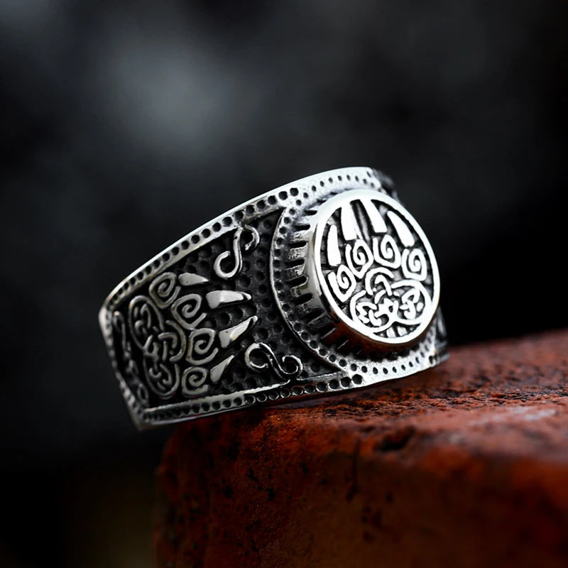 Viking Ring - Silver Bear Paw