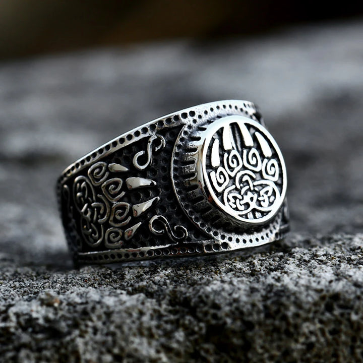 Viking Ring - Silver Bear Paw
