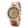 Wooden Viking Watch With Helm Of Awe Design