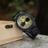 WOODEN VIKING WATCH FEATURING YGGDRASIL TREE OF LIFE