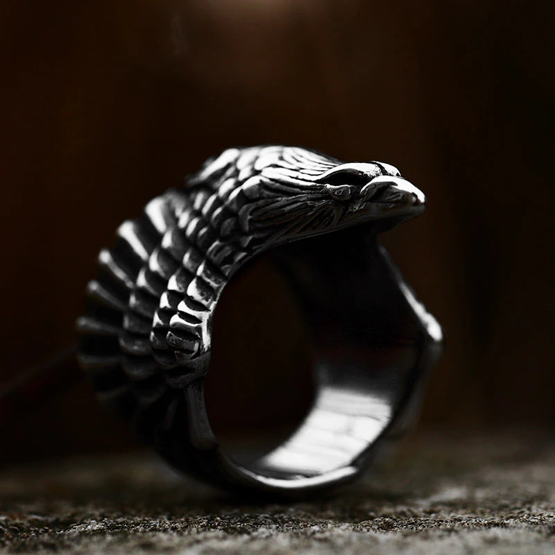 Raven head ring hotsell
