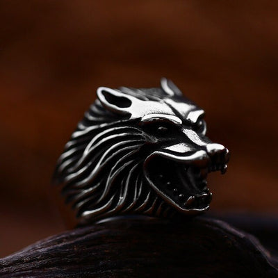 Viking Ring - Fenrir Wolf