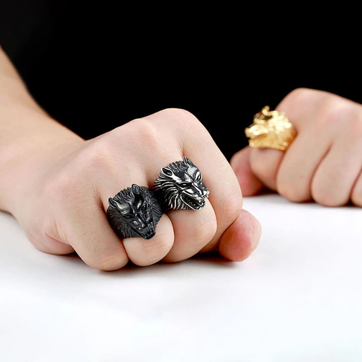 Viking Ring - Fenrir Wolf