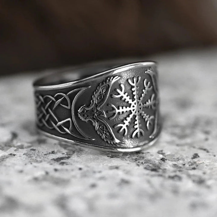 Viking Ring - Aegishjalmur Ravens