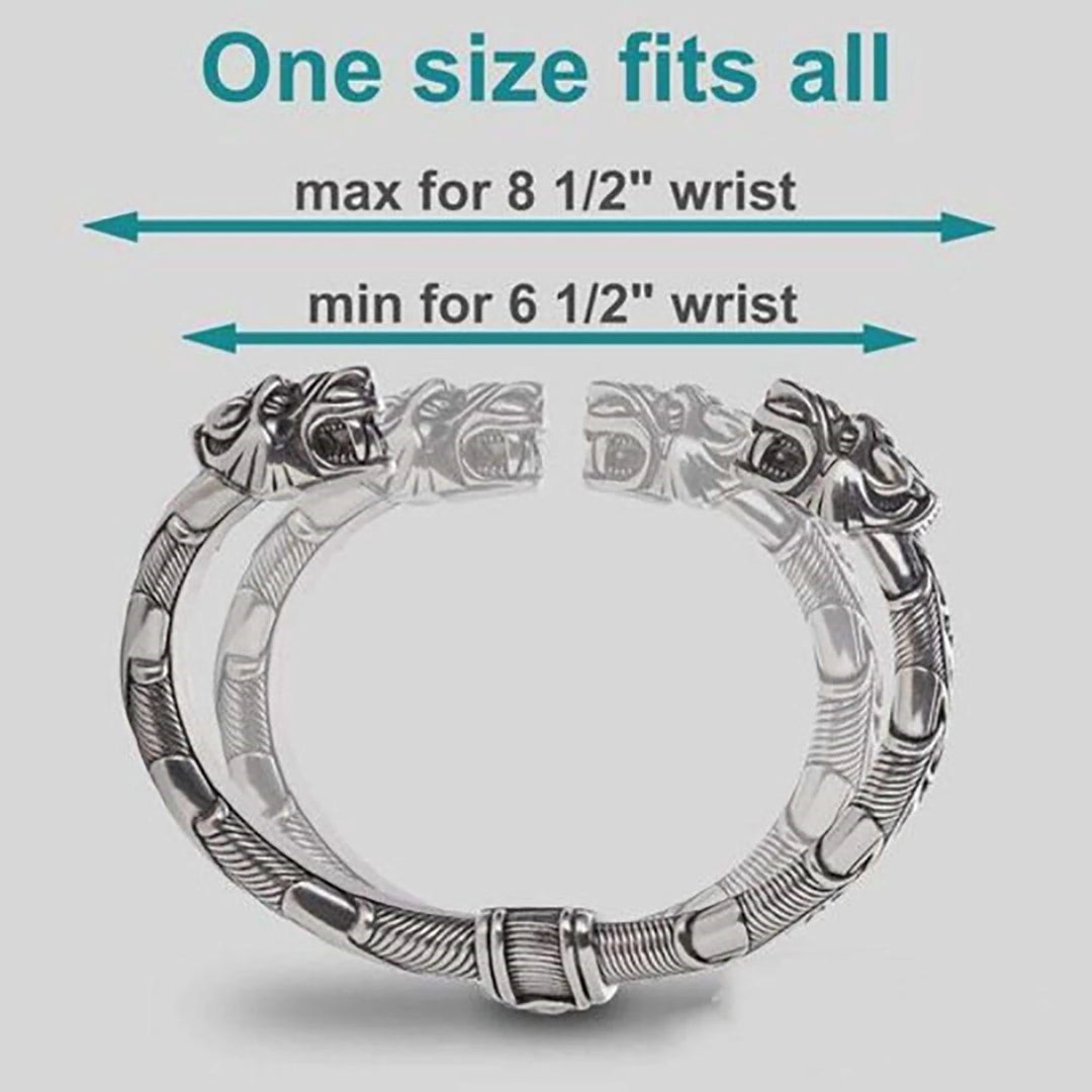 Viking Arm Ring - Norse Wolves
