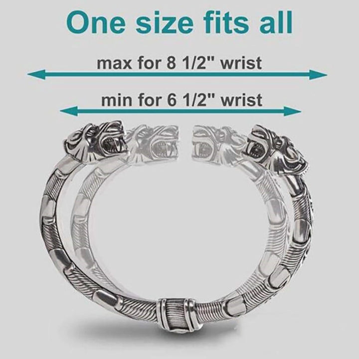 Viking Arm Ring - Norse Wolves