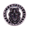Viking Brooch - Norse Wolf Enamel Pin