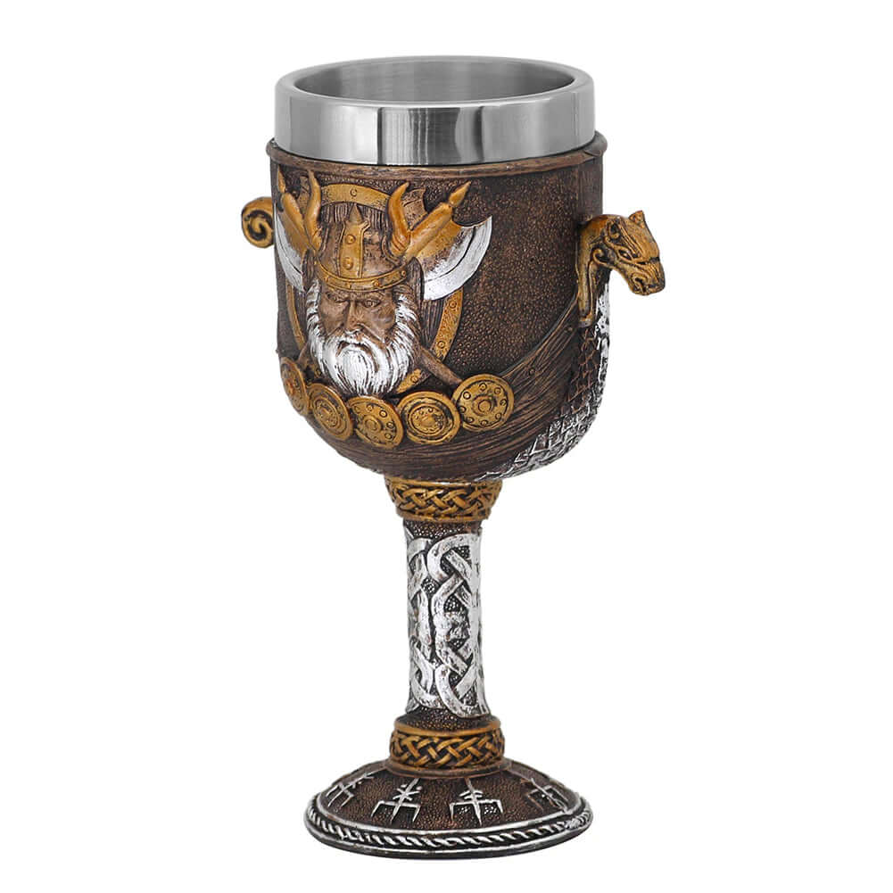 Drakkar Viking Ship Chalice Goblet