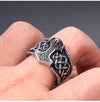 Viking Ring - Thor's Hammer Celtic Knot