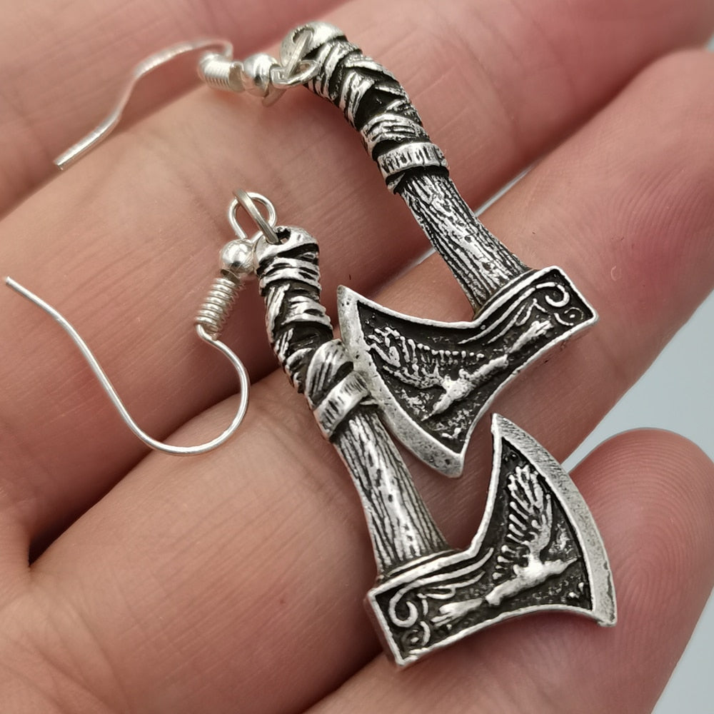 Viking Earrings - Axe