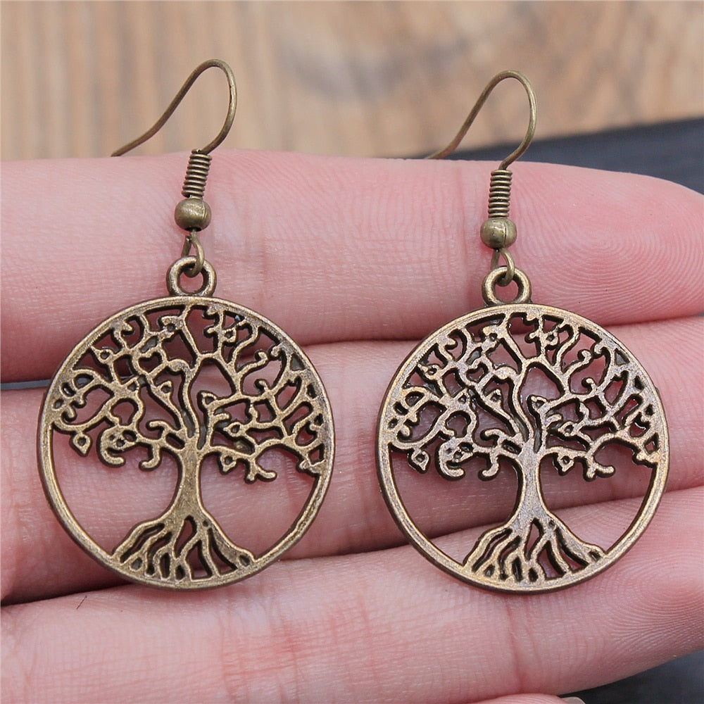 Viking Earrings - Yggdrasil Tree