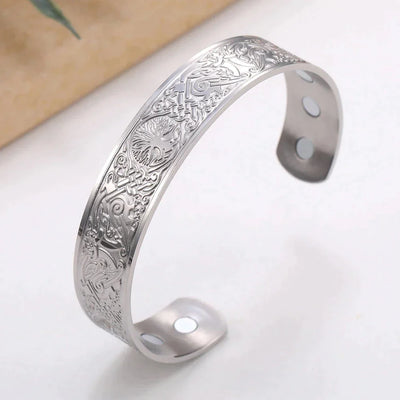 VIKING ARM RING WITH TREE OF LIFE DESIGN