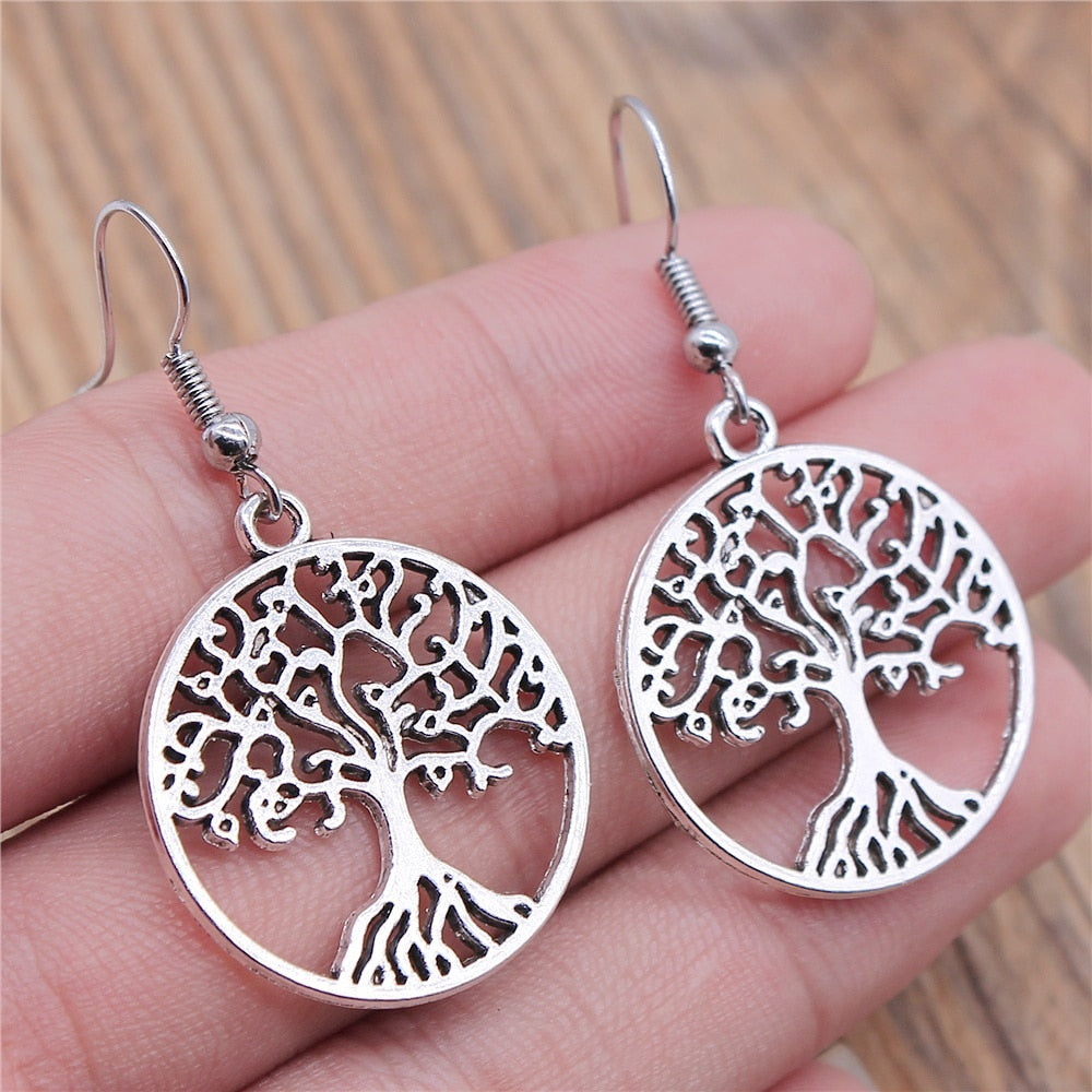 Viking Earrings - Yggdrasil Tree