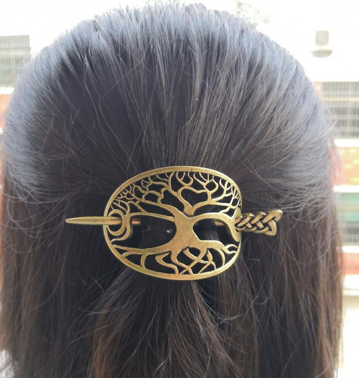 Viking Hair Clip - Tree Of Life