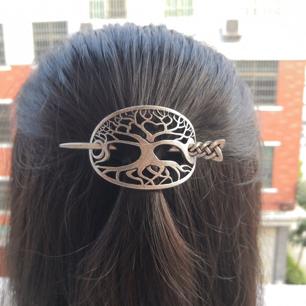 Viking Hair Clip - Tree Of Life