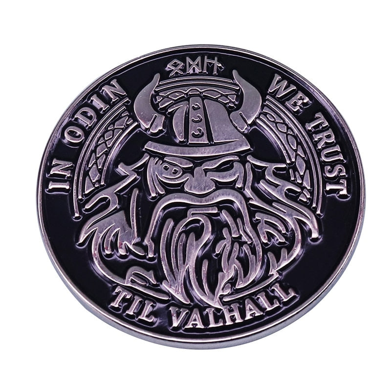 Viking Brooch - In Odin We Trust