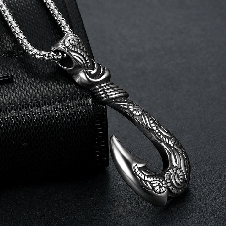 Viking Necklace - Fish Hook Pendant